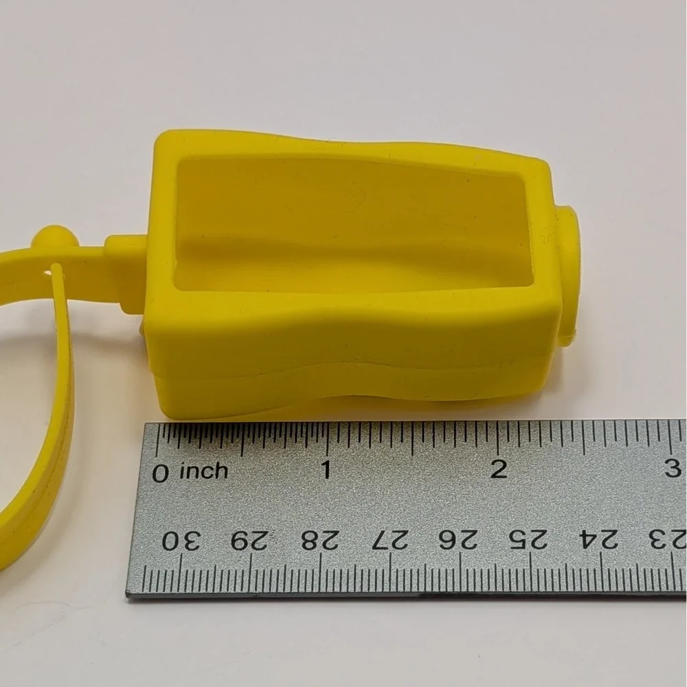 Yellow Sugar Daddy Hand Sanitizer Holder 1 oz Kids Cute Keychain